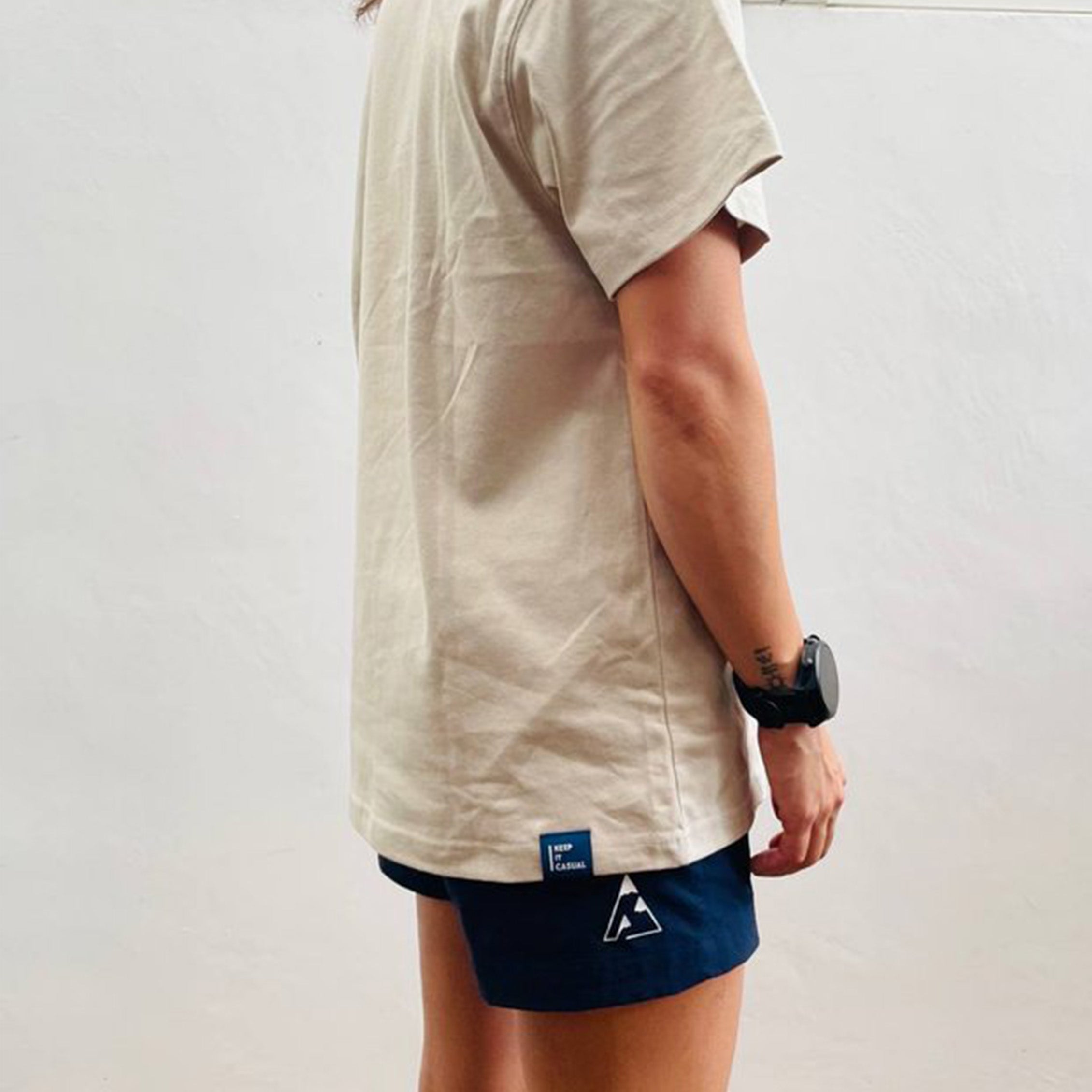 Heavyweight Patch Logo Tee - Sand