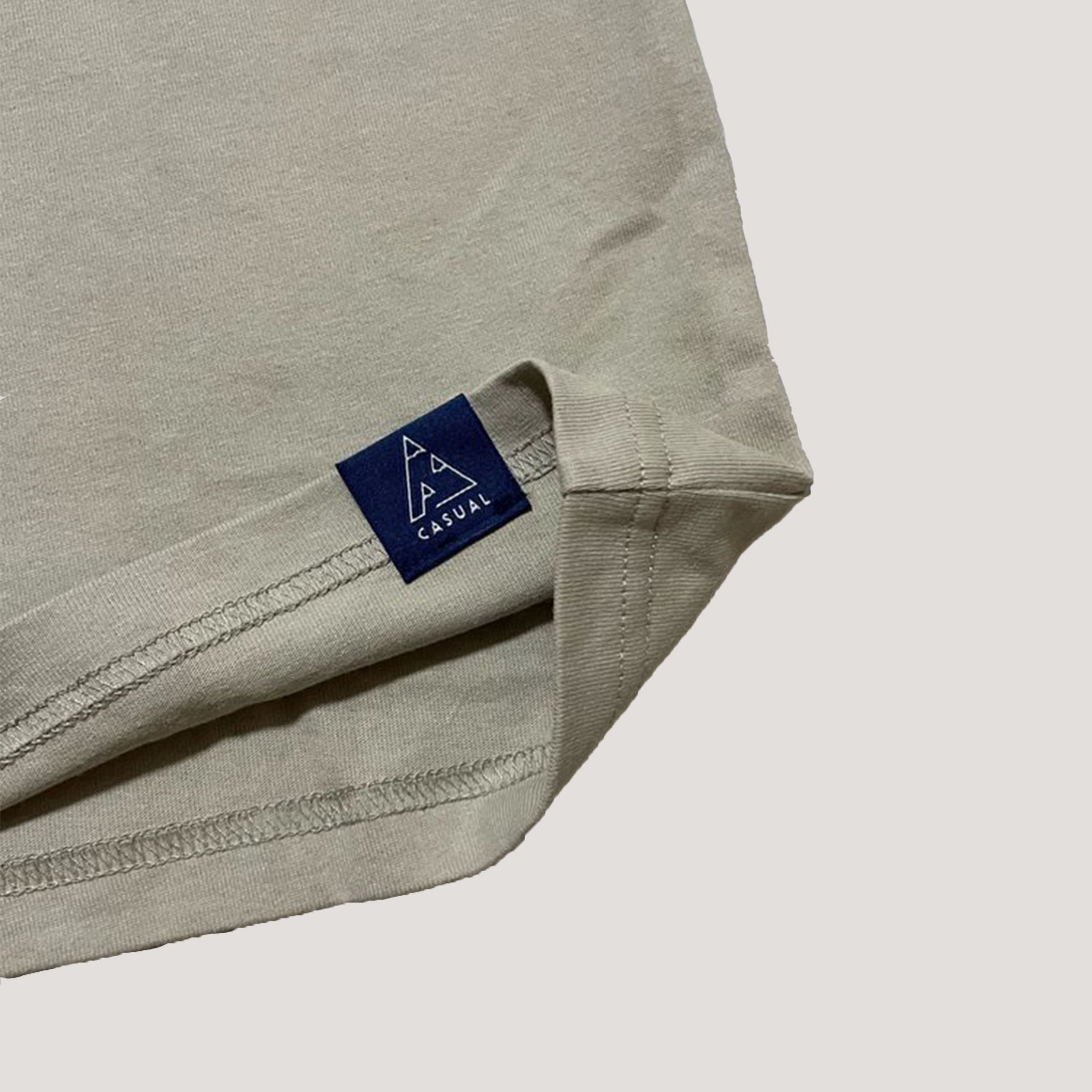 Heavyweight Patch Logo Tee - Sand