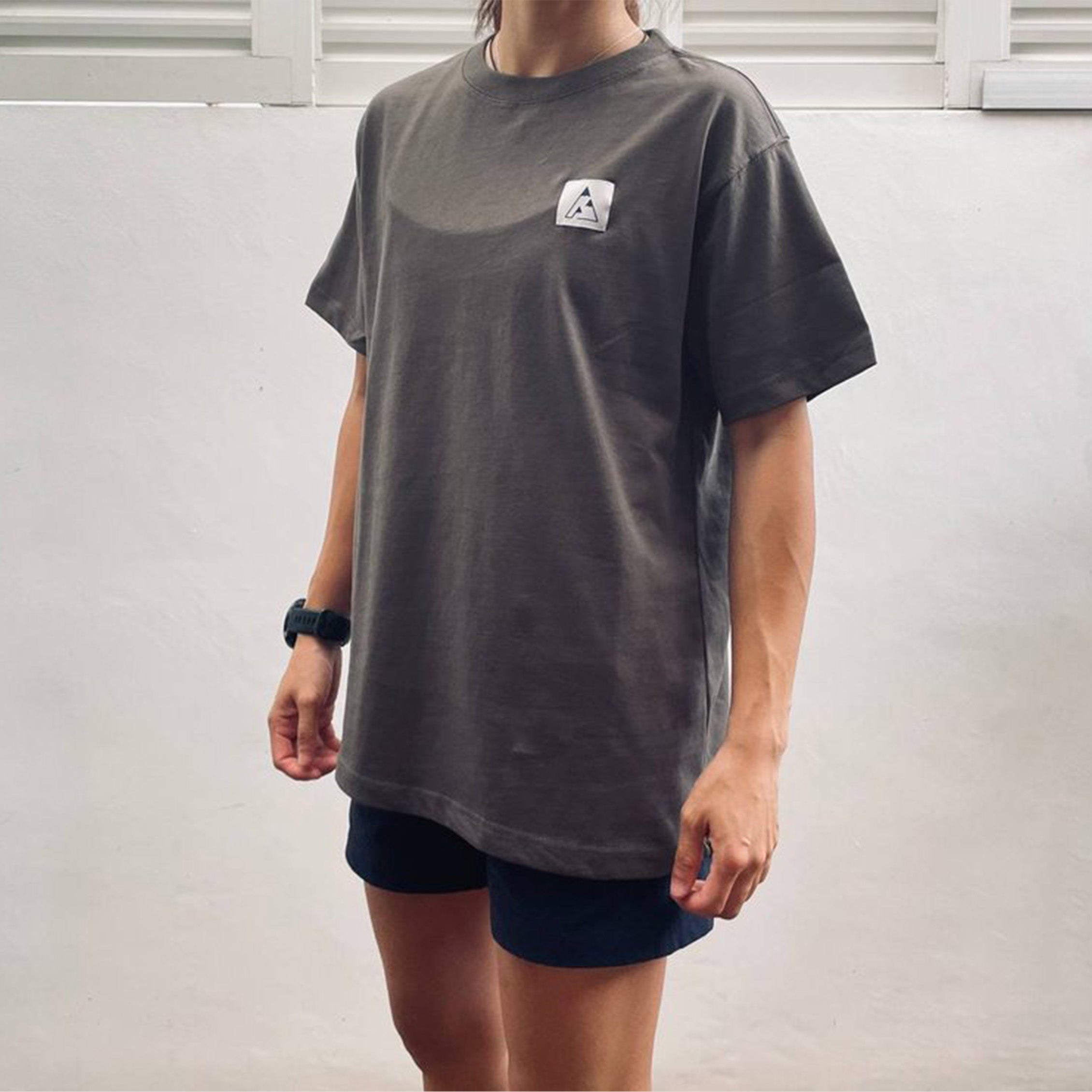 Heavyweight Patch Logo Tee - Slate