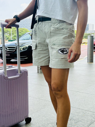 Cargo Shorts V2 - Birch White (collab shorts with Rogue/FullCreamMilk/Casual)