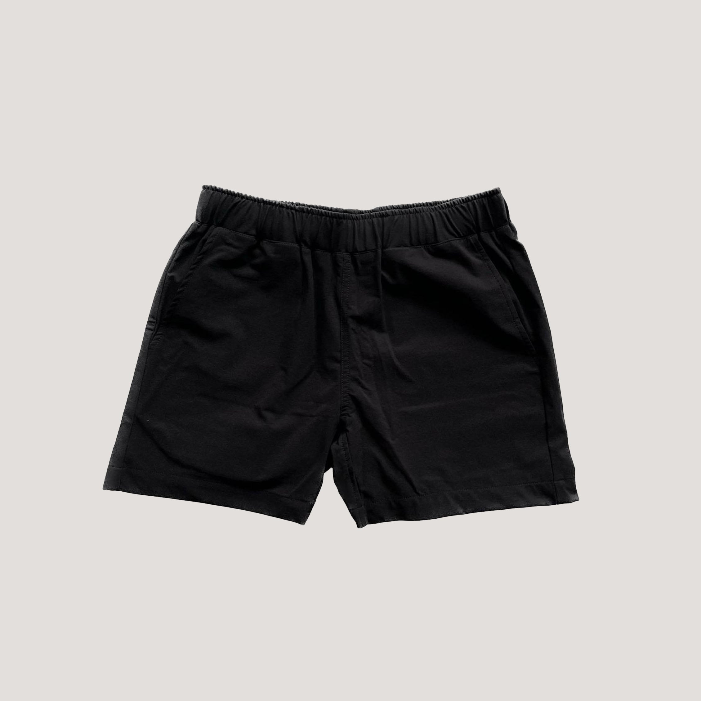 Shorties - Black (with lilac back pocket)