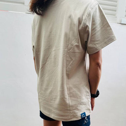 Heavyweight Patch Logo Tee - Sand