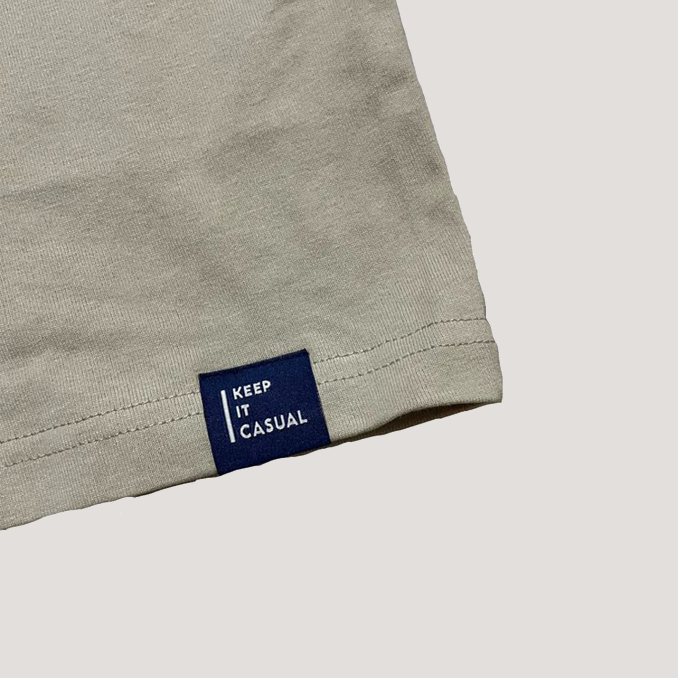 Heavyweight Patch Logo Tee - Sand