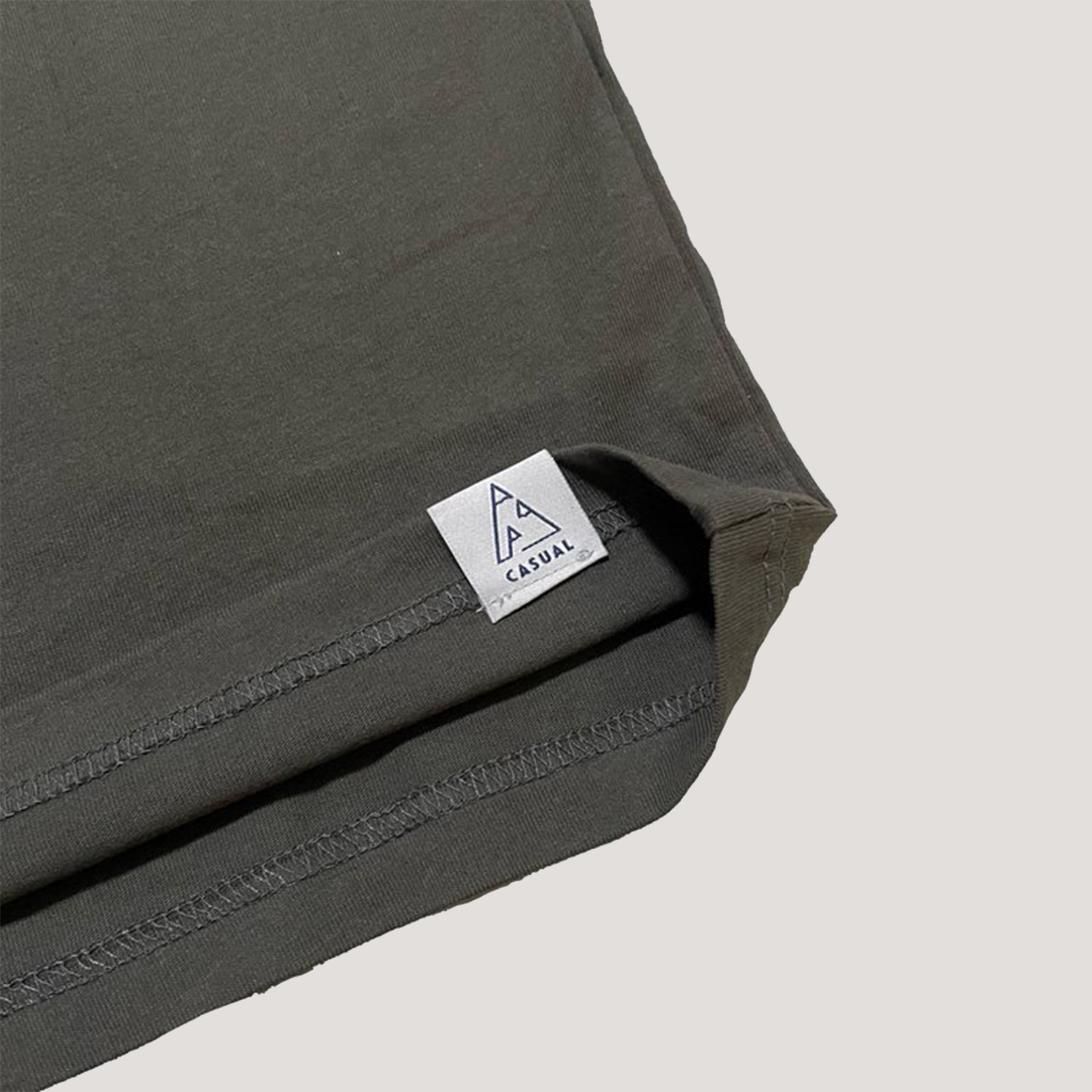 Heavyweight Patch Logo Tee - Slate