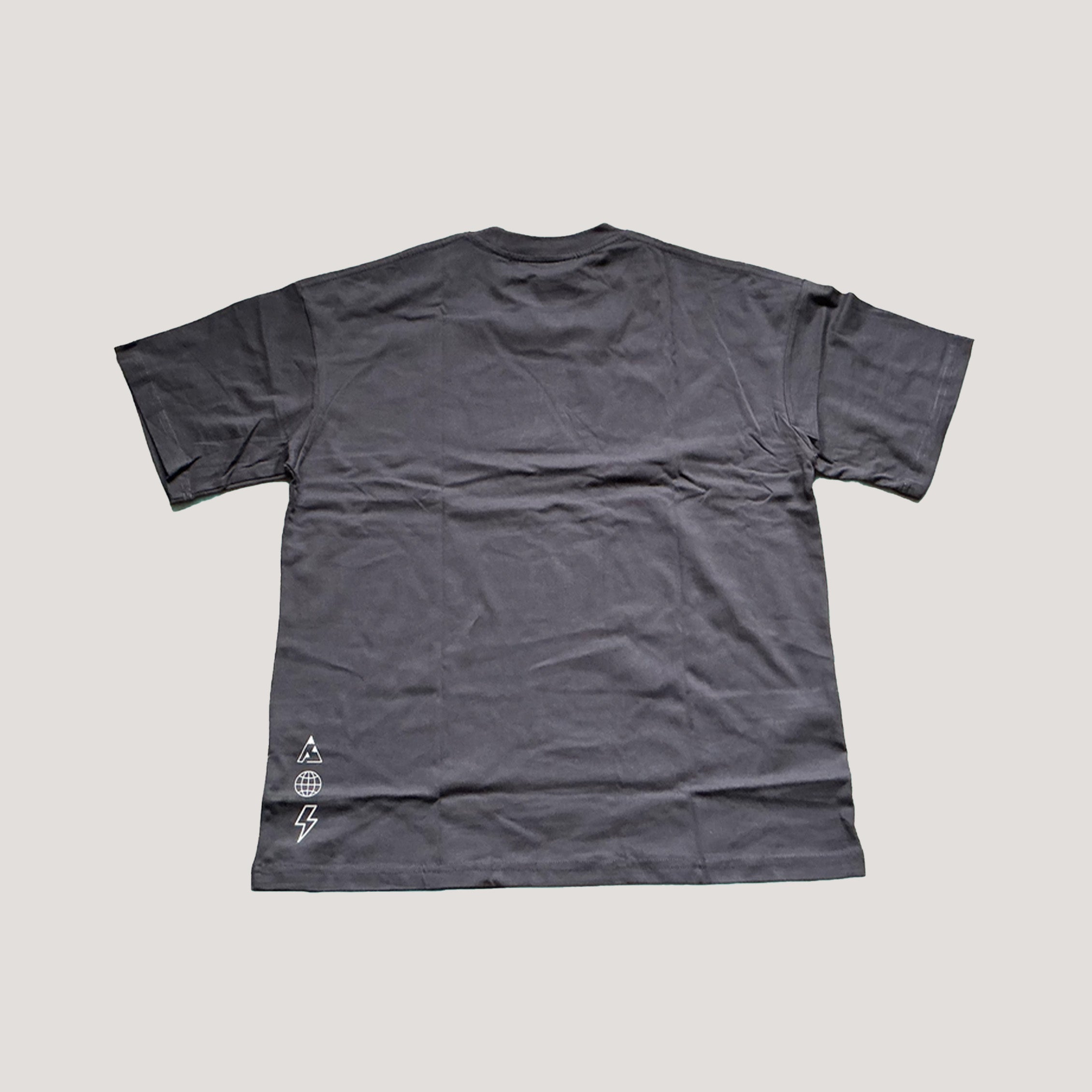 Oversized "CWF" Tee - Graphite