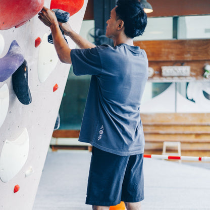 Oversized "CWF" Tee - Graphite